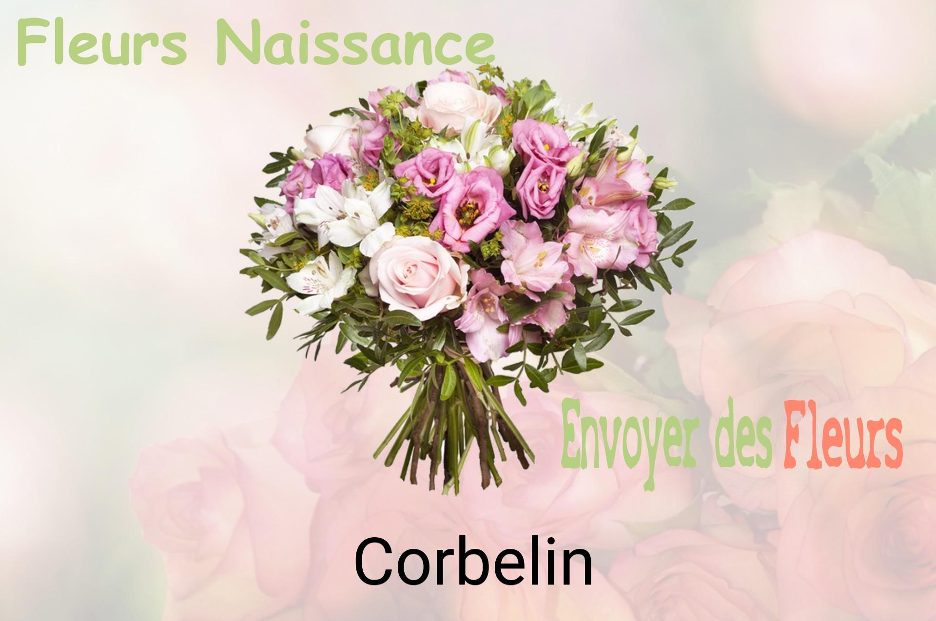Bouquet de fleurs de naissance livré à Corbelin