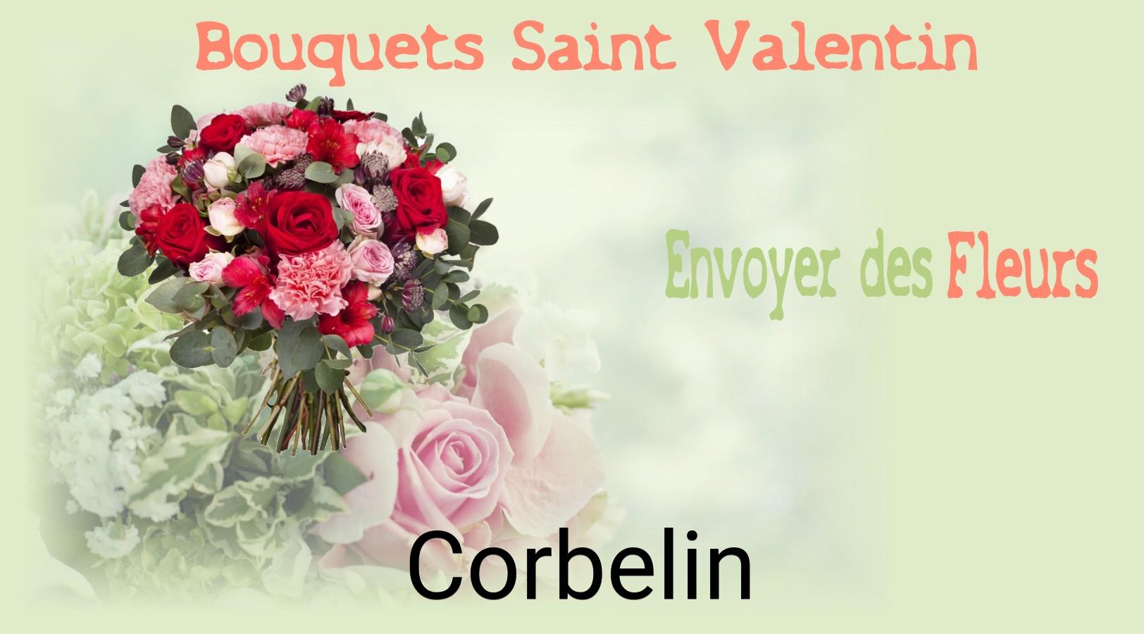 Roses de Saint-Valentin livrées à Corbelin
