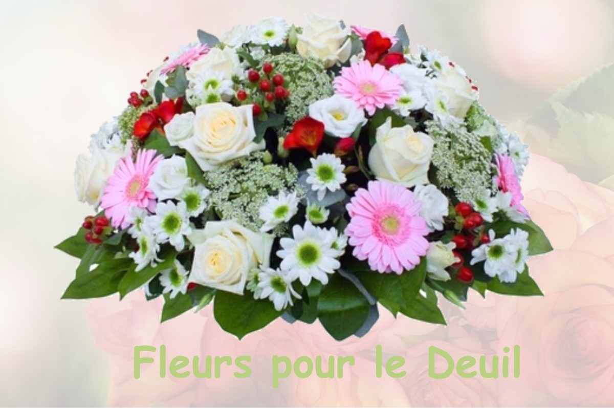 fleurs deuil CORBELIN